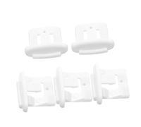 ANDRESLAD 5pièces Clips De Butée Pour Glissière Panier Lave-vaisselle Accessoires Robustes Plastique Compatibles Universellement Pour Fixation Stable Et Installation Facile