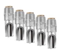 ANDRESLAD 5pièces Outils Automatiques Alimentation Boisson pour Cochons Acier Inoxydable Adaptateurs De Raccord pour Porcin Système De Distribution Eau Durable Et Facile à Nettoyer