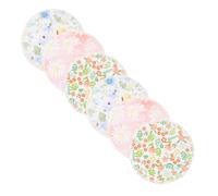 ANDRESLAD 6 pièces Coussinets Allaitement Lavables en Fibre Naturelle Respirants et Réutilisables Absorbants et Confortables pour Soins Maternité Anti-fuite et Doux