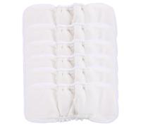 ANDRESLAD 6 pièces Inserts de Couches Lavables en Fibre Naturelle Doux et Réutilisables pour Absorbants et Confortables Liner Étanche Poupon