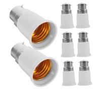 ANDRESLAD 8 pièces Adaptateur Douille vers Convertisseur Sûr et Compact pour Ampoules à Baïonnette Support Polyvalent pour Maison Bureau et Commerce