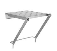 ANDRESLAD Accessoire Plateforme D'échelle Extensible en Fer Robuste, Plateau Porte-outils Antidérapant Réglable pour Échelle Pliable, Support de Travail Multifonction pour Bricolage