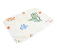 ANDRESLAD Alèse Imperméable Lavable 50x70 Cm pour Bébé et Femme, Protège-matelas Double Face Motif Petit Dinosaure, Coussin Doux et Réutilisable pour Lit et Sieste en Crèche