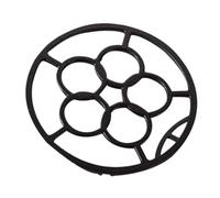 ANDRESLAD Anneau De Support Pour Wok Stable Compatible Cuisinière à Gaz, Structure Renforcée En Fer Pour Répartition Uniforme Chaleur, Adapté Au Camping Et Cuisson Extérieure