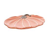 ANDRESLAD Assiette Céramique Forme Citrouille Multifonctionnelle pour Dessert et Fruits Plate de Service Pratique et Facile à Nettoyer pour Halloween et Réunions Familiales