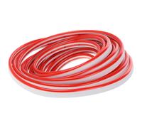 ANDRESLAD Bande LED souple en silicone Ruban lumineux rouge étanche Éclairage basse tension pour panneaux publicitaires et décorations extérieures DIY