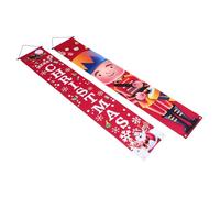 ANDRESLAD Bannière de Porte Extérieure de Noël Couplet Décoratif pour Porche Panneau Mural Joyeux Noël Décorations Murales Festives pour Entrée de Maison Lot de 1 Paire