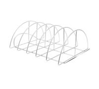 ANDRESLAD Barbecue INOX Robuste Acier Inoxydable Épais pour Rôtir Steak Rack de Cuisson Portable pour Grillades Extérieur Camping et Four Intérieur