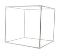 ANDRESLAD Barre de Support en Plastique Creux 39x35,5x35,5 Cm pour Boîte de Fermentation Alimentaire, Rayonnage Intérieur Isolé Compatible Paniers Paquet à Emporter, Cadre de Maintien Solide