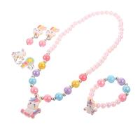 ANDRESLAD Bijoux Pour Garçon Fille Colliers Et Bracelets Pour Filles Parure De Kit Décoratif Pour Petites