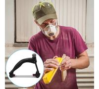 ANDRESLAD Bloc Ponçage Main Arc avec Vis pour Ponçage Bois Outil Manuel Pratique pour Ajuster Bande Abrasive Support Ponceuse Ergonomique pour Travail Carrosserie et Cales Poncer