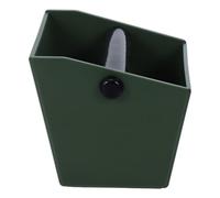 ANDRESLAD Boîte à Résidus de Café Capacité Spacieuse avec Barre Amovible pour Café Moulu Récipient Knock Box pour Machine Espresso Usage Domestique et Bureau Vert Forêt