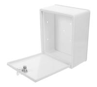 ANDRESLAD Boîte Murale Verrouillable pour Livraison de Lait Coffret Compact et Sécurisé avec Serrure Installation Facile pour Entrée Extérieure Résistante et Discrète Accessoire Pratique