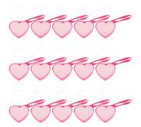 ANDRESLAD Boîtes de Saint-valentin en Plastique Semi-transparent de Cœur, Lot de 15 Pièces, Décoration Suspendue pour Fêtes, Emballage Romantique pour Présents, Ornements pour