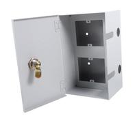 ANDRESLAD Boîtier Étanche Acier Inoxydable pour Prise Extérieure avec Serrure Protection pour Prises Électriques Coffret de Jonction Robuste pour Usage Extérieur Installation Facile et
