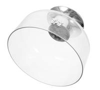 ANDRESLAD Bol à Trifle sur Pied Transparent 20 CM de Hauteur 23 CM de Profondeur en Acrylique Réutilisable Corbeille à Fruits Décorative Cuisine et Décoration de Table Bol Polyvalent