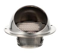 ANDRESLAD Bouche D'aération En Acier Inoxydable 304 Extracteur D'air Rond Mural Extérieur 70mm Anti-vandalisme Résistant Aux Intempéries Pour Et Ventilation