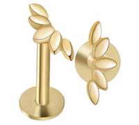 ANDRESLAD Boucles D'oreilles Cartilage Plates Bijoux Piercing Métal Doré Femme Usage Cartilage Hélix Tragus Lot 2 Pièces