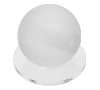 ANDRESLAD Boule d'Entraînement de Billard en Résine Mate Transparente Trou Ø16Mm Outil de Visée Précis pour Billard et Snooker Accessoire d'Entraînement pour Débutants et Joueurs