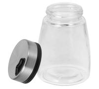 ANDRESLAD Bouteille D'assaisonnement en Verre Borosilicate Résistant la Chaleur, Distributeur Doseur de Sel et Poivre, Pot à Épices Hermétique Cuisine Domestique, Rangement Pratique