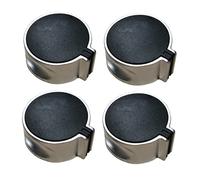 ANDRESLAD Boutons Cuisinière à Gaz Alliage De Zinc 4 Pièces, Bouton Marche/arrêt Métal, Allumage Poêle Gaz Pour Usage La Cuisine, Accessoire Compatible Brûleur 0°