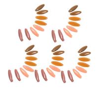 ANDRESLAD Broches Épingles de Sûreté Hijab en Plastique Jaune Clips Hijab pour Femmes Lot de 40 Pièces Fermoirs Robustes pour Foulards Accessoires Décoratifs Polyvalents pour Pulls et