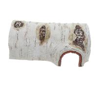 ANDRESLAD Cachette Reptile Résine Naturelle pour Tortue et Lézard Abri et Stable Maison de Refuge pour Terrarium Petits Animaux