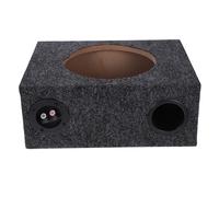 ANDRESLAD Caisson de Basse Voiture Bois Boîtier Subwoofer Portable Ultra-Fin Caisse Vide Robuste pour Système Audio Véhicule Installation Facile