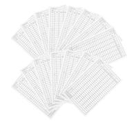 ANDRESLAD Cartes de Score de Golf Papier Couché 15 Pcs 9,8 X 15,2 Cm Carnet Marqueur Points Accessoire Club Golf Suivi Compétition Pratique Extérieur