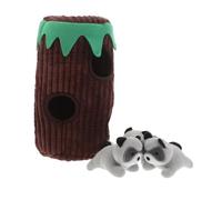 ANDRESLAD Chien Peluche avec Couineur Jeu Interactif Style Terrier pour Petits et Moyens Chiens Stimule Instinct de Fouille et Favorise Harmonie Entre Plusieurs Animaux