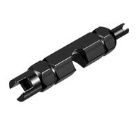 ANDRESLAD Clé de Démontage de Noyau de Vélo en Alliage D’Aluminium Noir Outil Compact et Léger pour Extraction de Noyaux Français et Américains Accessoire Pratique pour Réparation et