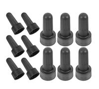 ANDRESLAD Clé pour Bague de Douille E26 12 Pièces Outil de Réparation et Extraction D’Ampoule Plastique Robuste Noir Accessoire Compact pour Quincaillerie Lampe et Abat-Jour Usage