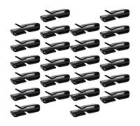 ANDRESLAD Clip de Boucle Coulissante 48 MM pour Sangle de Ceinture - 30 Pièces en Plastique Robuste - Clip D’Extrémité de Sangle Extérieur Multifonction pour Randonnée Vélo et Équipements