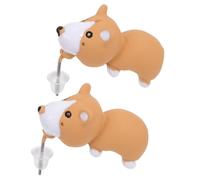 ANDRESLAD Clous D’Oreilles Animaux Créatifs de Chien Corgi 1 Paire Acier Inoxydable Accessoires de Bijoux Fantaisie pour Femmes Décoration D’Oreilles Originale Présent Mode Quotidien