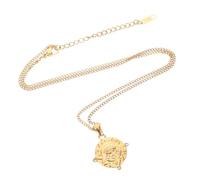 ANDRESLAD Collier Ras du Cou pour Fille Amulette Pendentif Soleil Bijou Anti-mauvais Œil Femme Amulette Tarot Vintage Collier Œil Protecteur Léger