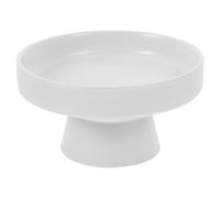 ANDRESLAD Coupe à Fruits en Porcelaine sur Pied Vintage, Plateau de Fruits Maison, Présentoir à Desserts et Collations Large Ouverture, Cuisine, Salon et Bar - Récipient Décoratif Élégant