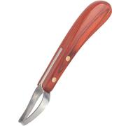 ANDRESLAD Couteau Sabot Acier Au Manganèse Ergonomique pour Maréchal-ferrant Trancheur Sabot Pratique pour Chevaux et Caprins Outil de Parage Confortable