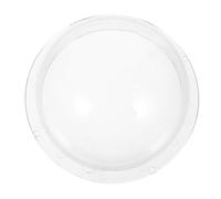 ANDRESLAD Couvercle de Protection en Plastique Transparent pour Dôme de Caméra 38 Pouces Étanche à la Pluie Coque Résistante pour Extérieure Protection la Poussière et Intempéries