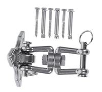 ANDRESLAD Crochet Plafond Acier Inoxydable pour Suspension Hamac Kit Fixation Chaise Suspendue Robuste pour Intérieur et Extérieur Adapté et