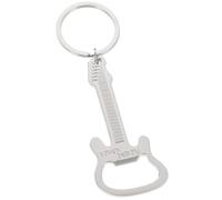 ANDRESLAD Décapsuleur Porte-clés Guitare en Métal Inoxydable 1 Pièce, Ouvre-bouteille Portable pour Bière et Soda, Accessoire Bar Pratique et Décoratif, Présent Original pour Amateurs
