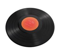 ANDRESLAD Décoration de Bureau Vintage en Vinyle Ornement Disque Vinyle Décoratif Noir Plastique Résistant Esthétique Musicale pour Décoration Intérieure et Table Basse Modèle Disque