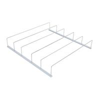 ANDRESLAD Distributeur de Boissons Réfrigéré 40X40 CM en Plastique Solide Porte-Canettes et Porte-Bouteilles pour Congélateur Étagère Organiseur de Frigo Anti-Renversement Rangement