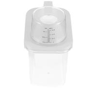 ANDRESLAD Distributeur de Lessive Transparent 11 L Double Joint Étanche Tasse Graduée Intégrée Flacon Multifonctionnel pour Rangement de Gel Shampooing Savonnette - Utilisation Salle