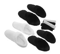 ANDRESLAD Doublures Chaudes pour Sabots 3 Paires - Semelles Intérieures Moelleuses et Remplaçables en Peluche - Lavables - Adaptées Bottes et Pantoufles Unisexes Hiver - Noir et Blanc