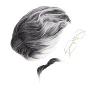 ANDRESLAD Ensemble de Cosplay de pour Adultes Déguisement Halloween Costume Réaliste Accessoires de Vieil Homme pour Fêtes et Représentations Look