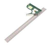 ANDRESLAD Équerre Combinaison Inox Réglable avec Verrouillage pour Mesure Angle Précise Outils Menuiserie Robustes