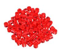 ANDRESLAD Étiquettes de Taille en Plastique Rouge 100 Pcs pour Cintres, Marqueurs Colorés pour Vêtements en Solde, Code Couleur Facile à Repérer, Usage Commercial et Organisation de