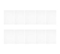 ANDRESLAD Feuilles de PVC Transparent Rigide Haute Transparence 05 MM A4 10 Pièces Film Protecteur Double Face pour Projets de Bricolage et Protection Cadre Photos