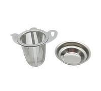 ANDRESLAD Filtre à Thé Inox avec Poignée Passoire Fine pour Thé Vrac Infuseur Pratique et Léger pour Maison et Bureau