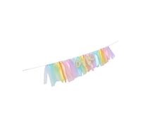 ANDRESLAD Guirlande à Suspendre pour Chaise Haute Arc-en-Ciel Bannière d'Anniversaire Bébé 40X80 CM Décoration Fête Garçon et Filles Accessoire Coloré pour Party et Photo Booth